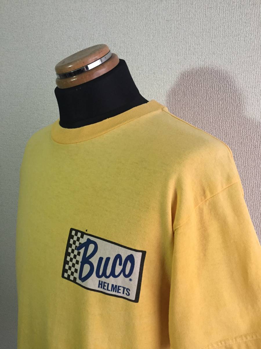 【Buco】Tシャツ M相当 by THE REAL McCOY'S ライダース風 バイカー古着 難品 _以下特筆箇所になります