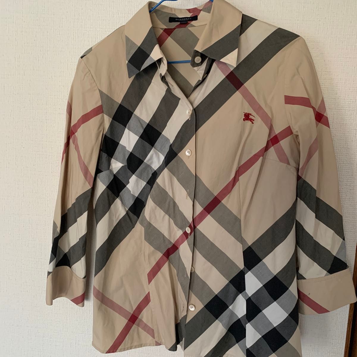 Burberry Blue Label フード付きスタジャンノバチェック 38 Burberry Blue Label フード付きスタジャンノバチェック 38