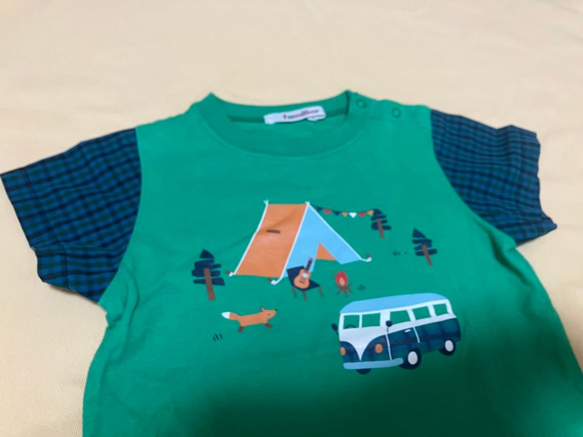 ファミリア tシャツ チェックパンツのセット 美品 ファミリア チェック入りtシャツ パンツのセット 美品|Yahoo