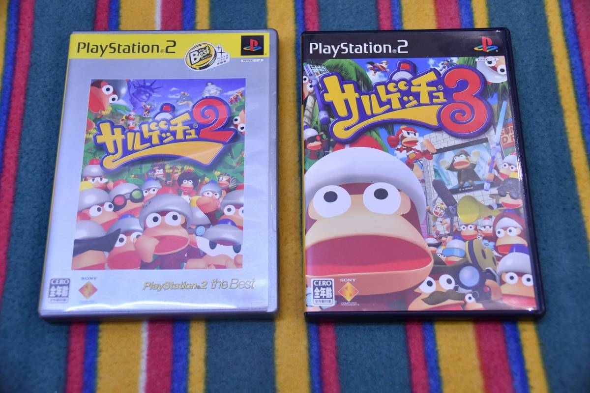 PS2　プレイステーション２　サルゲッチュ２　サルゲッチュ３_画像1