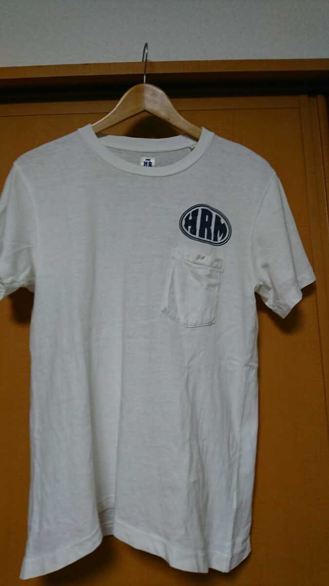 ハリウッドランチマーケット定番ロゴローラープリント半袖ポケットＴシャツHOLLYWOODRANCHMARKET圣林公司中目黒人気セレクトショップポケＴ