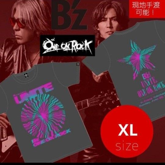 B'z UNITE2 rock and rock R&R Tシャツ XLサイズ B'z UNITE #02 コラボTシャツXL ワンオクONE OK ROCK|Yahoo