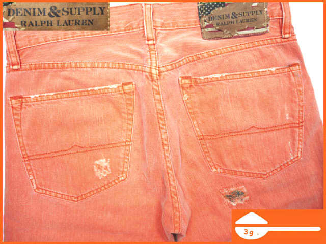 即決☆DENIM&SUPPLY RALPH LAUREN☆W31 ダメージ加工ジーンズ デニム