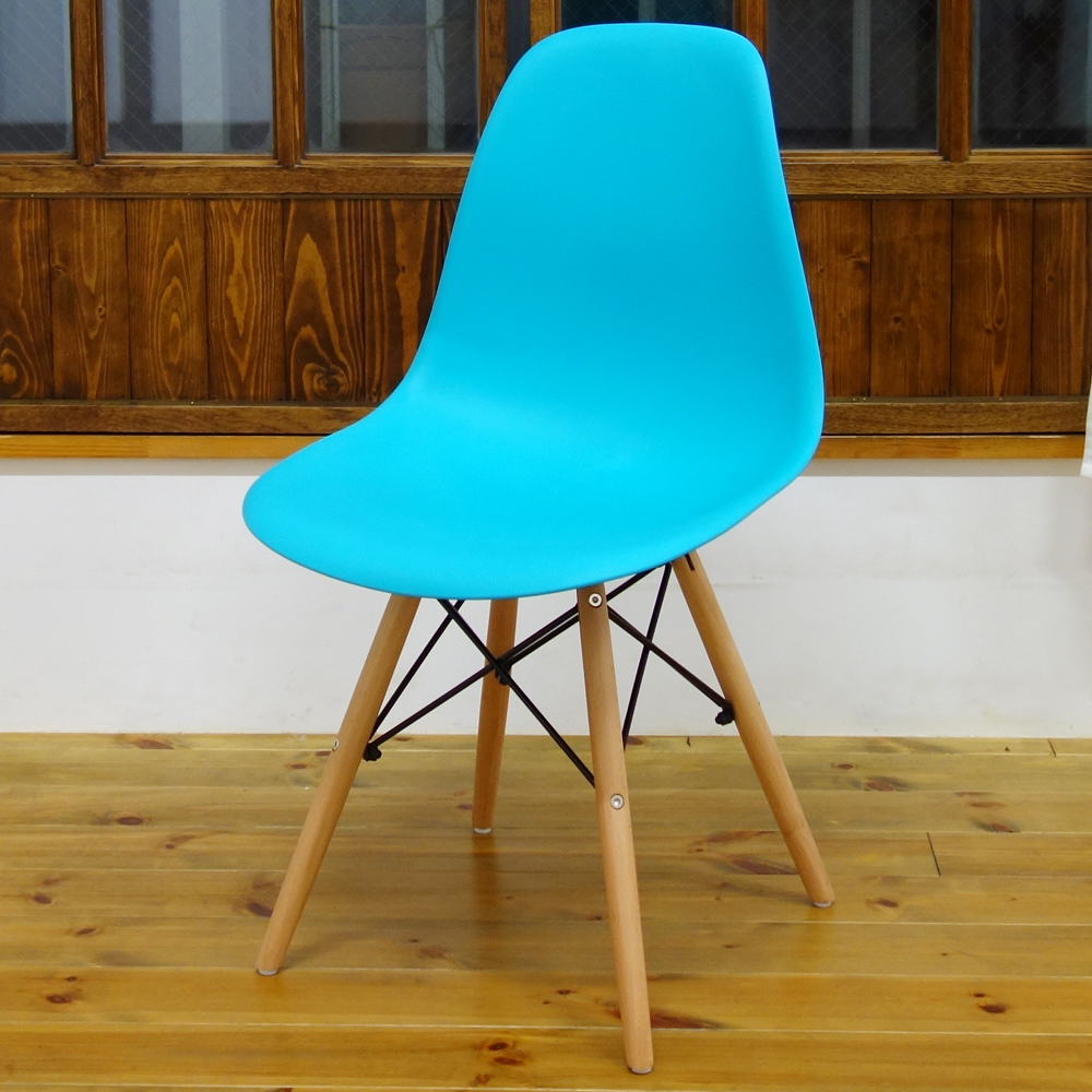 訳あり品 イームズ DSW シェルチェア 椅子 DSWチェア Eames オフィスチェア チェア イス 家具 ダイニング マリンブルー NTベース BB_イームズ DSW シェルチェア