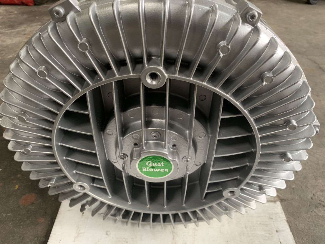 ff1324 昭和電機 渦流式高圧シリーズ（ガストブロア） U2S-370 380V 2019年製 美品_画像3