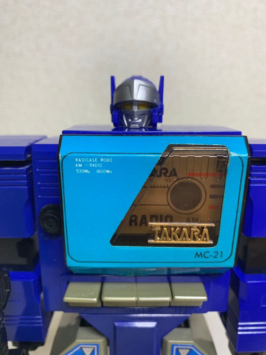サウンド戦士ラジカセロボ タカラ トランスフォーマー 当時物G1 ダイアクロン 美品 当時物 サウンド戦士 ラジカセロボ 赤 トランスフォーマー