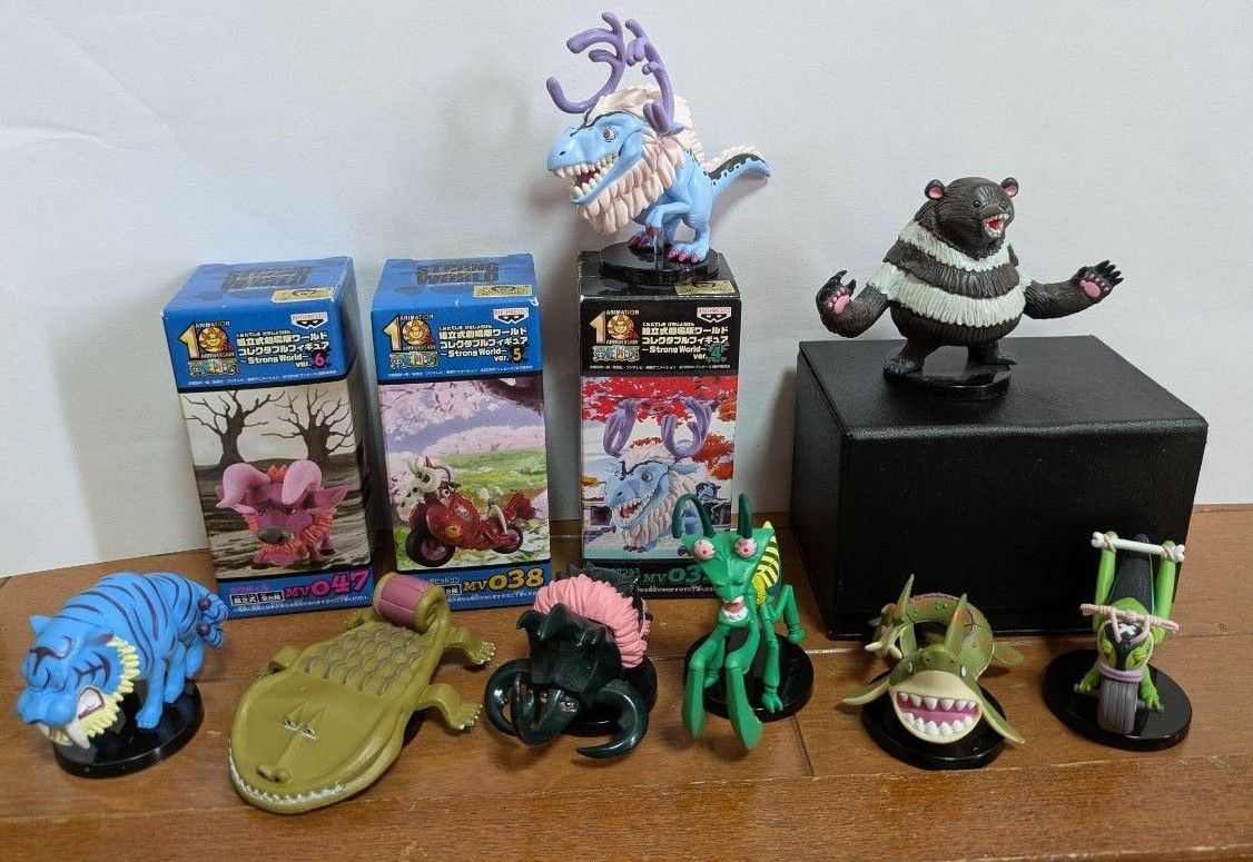STRONGWORLD ワンピース ワーコレセット ワンピース ワーコレ ストロングワールド 10体セット アニマル