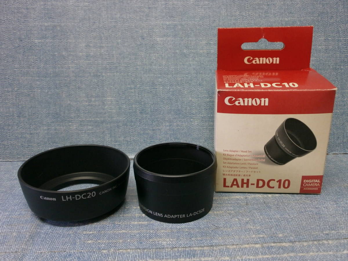 未使用品 Canon キヤノン レンズアダプター/フードセット LAH-DC10_画像1