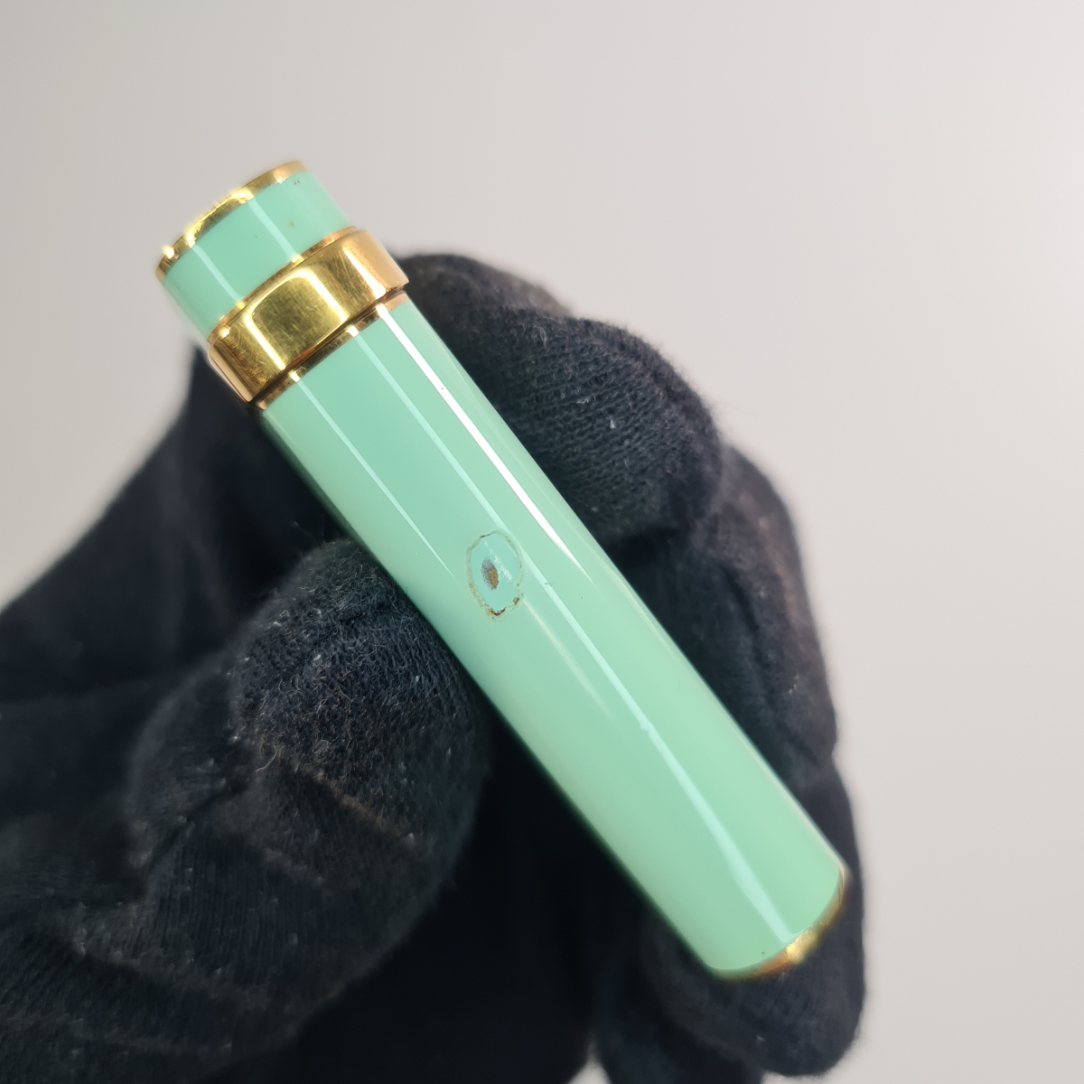 (27021)*1 иен старт * Cartier *Cartier* газовая зажигалка * Short * зеленый Gold *