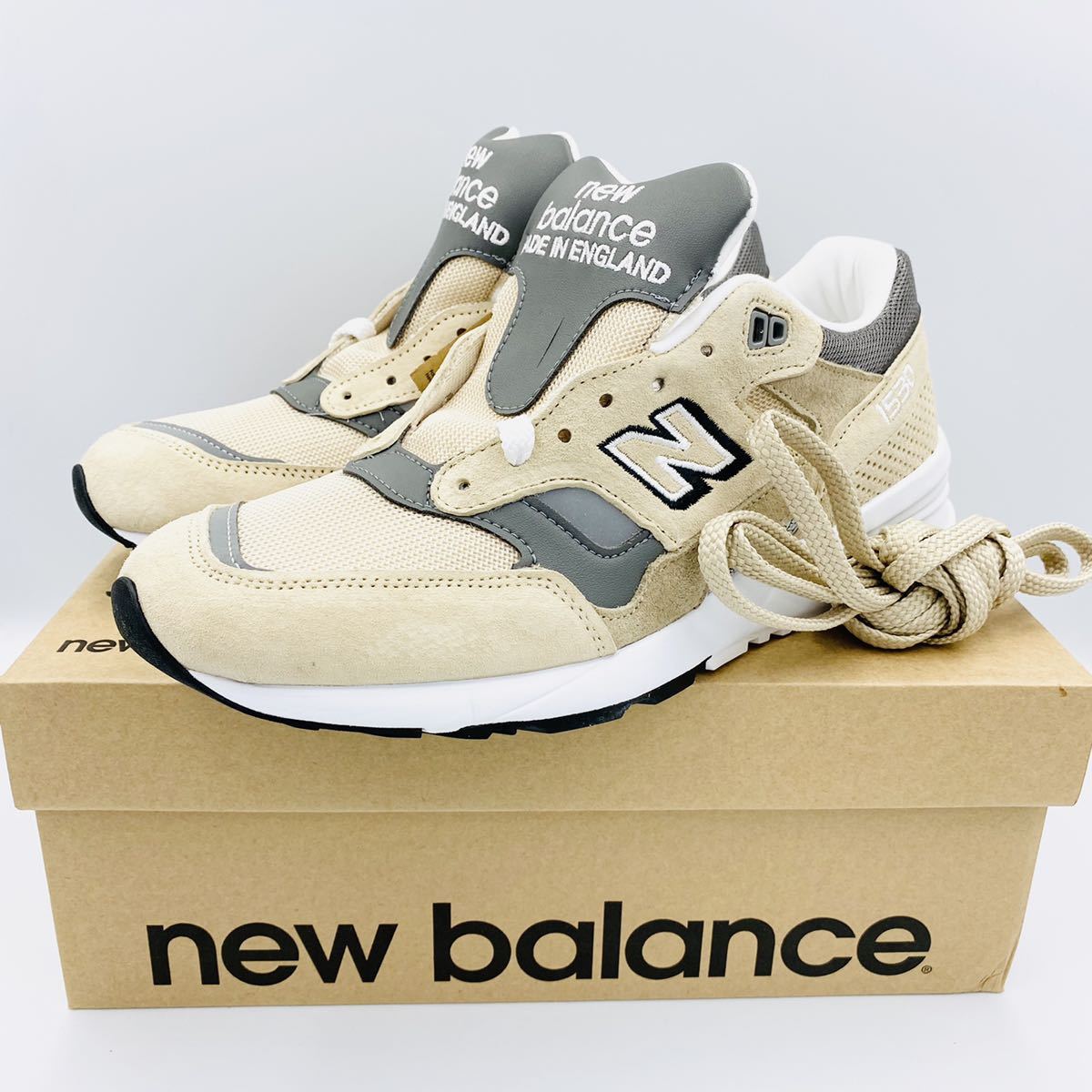 【新品 限定 26.5cm US8.5 30周年】NEW BALANCE M1530FDS Made in England ニューバランス M 1530 UK スニーカー NB 1500 サンド ベージュ_画像9