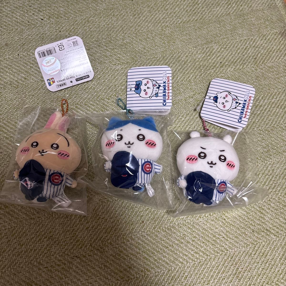 ちいかわ✖️MLBコラボ 3体セット 送料無料 ちいかわ MLB 3個セット 新品未開封 タグ付き|Yahoo!フリマ(旧