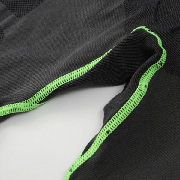 送料無料 新品 ランニングウェア ロングタイツ メンズ XLサイズ ブラック グリーン パンツ トレーニング スポーツ アウトドア 加圧 6020