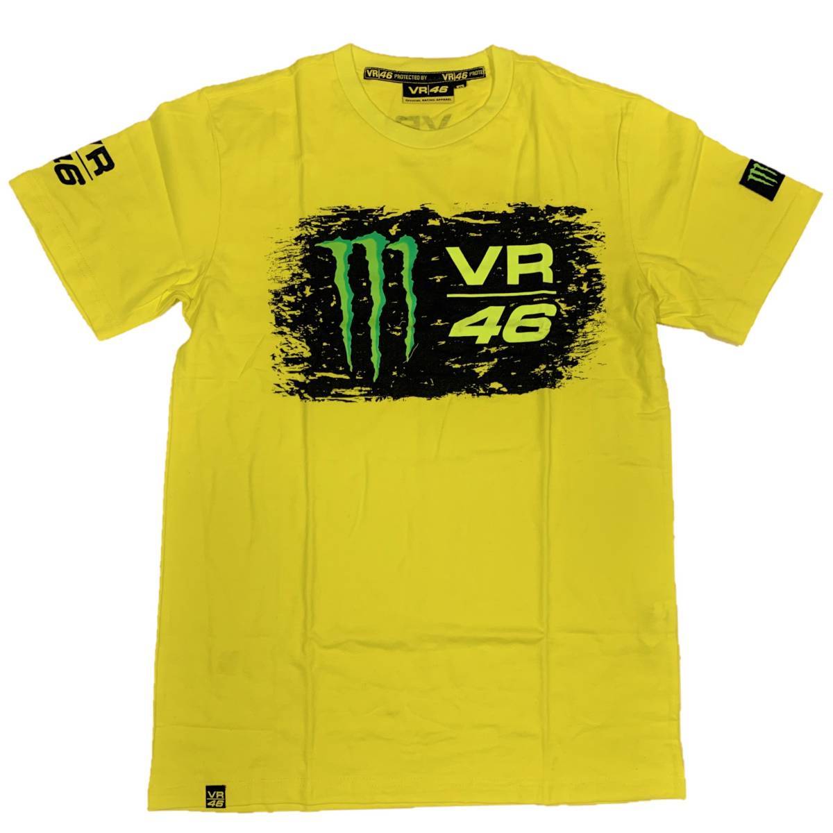 VR46 MONSTER ENERGY モンスターエナジー VR46 ロゴプリントTシャツ (L)【並行輸入品】