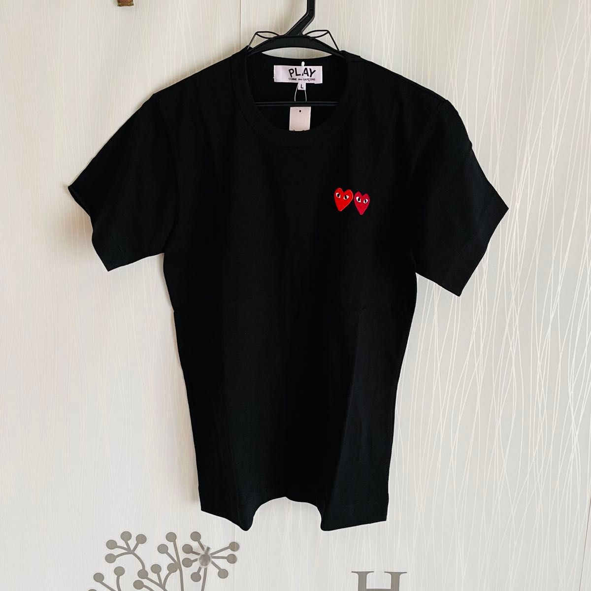 【COMME des GARCONS】レディース ダブルハートロゴ カットソー COMME des GARCONS レディース ダブルハートロゴ カットソー