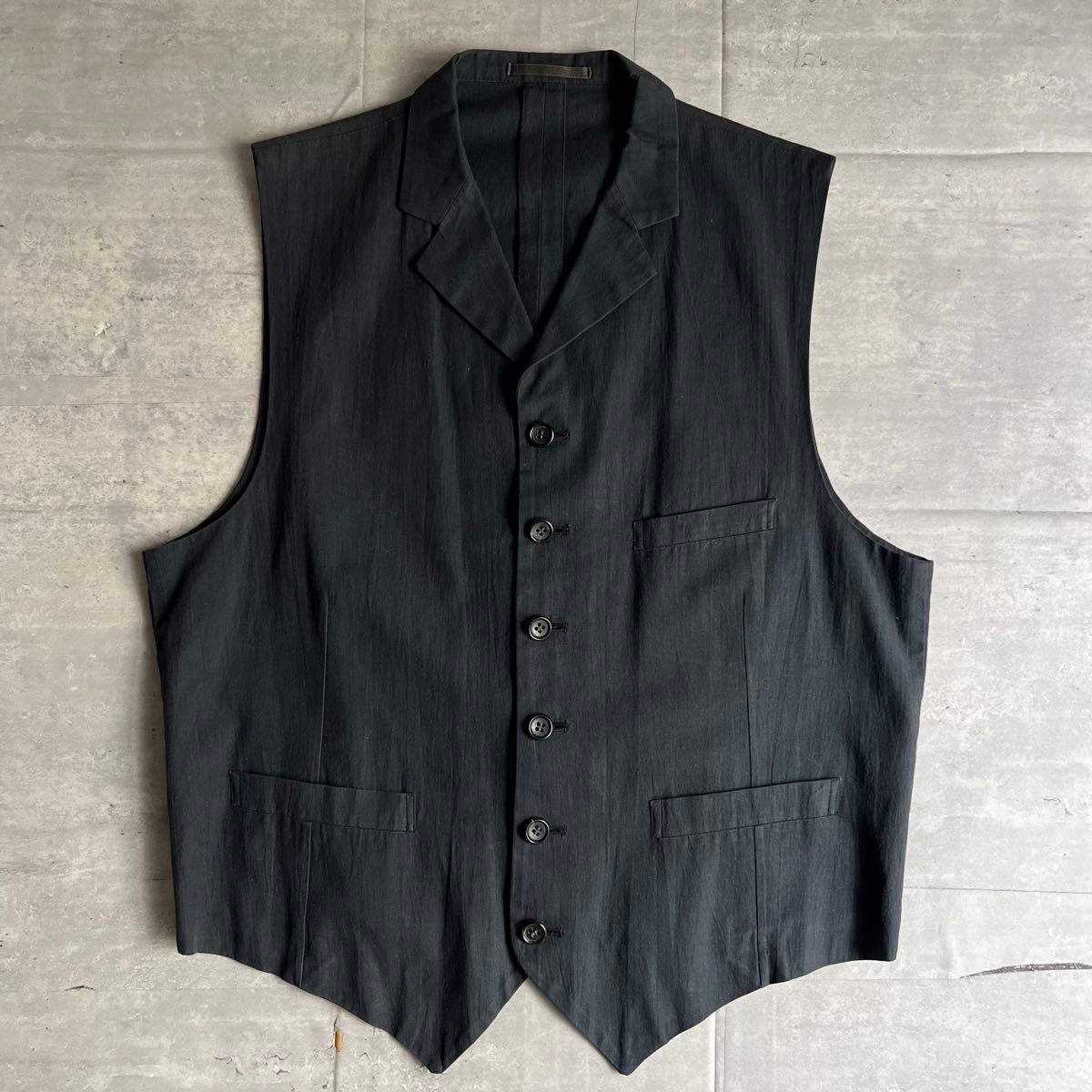 COMME DES GARCONS ヘスト COMME des GARCONS HOMME 襟付き ベスト ブラック M|Yahoo