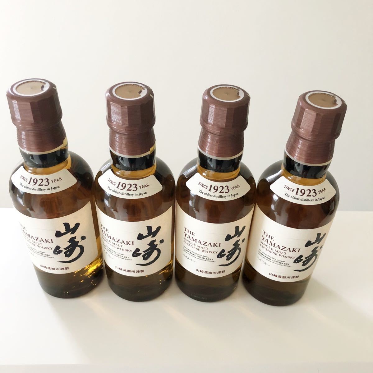 サントリー 山崎 180ml 4本 ウイスキー 新品 未開封 ミニボトル サントリー 山崎 180ml 4本 ウイスキー 新品 未開封 ミニボトル