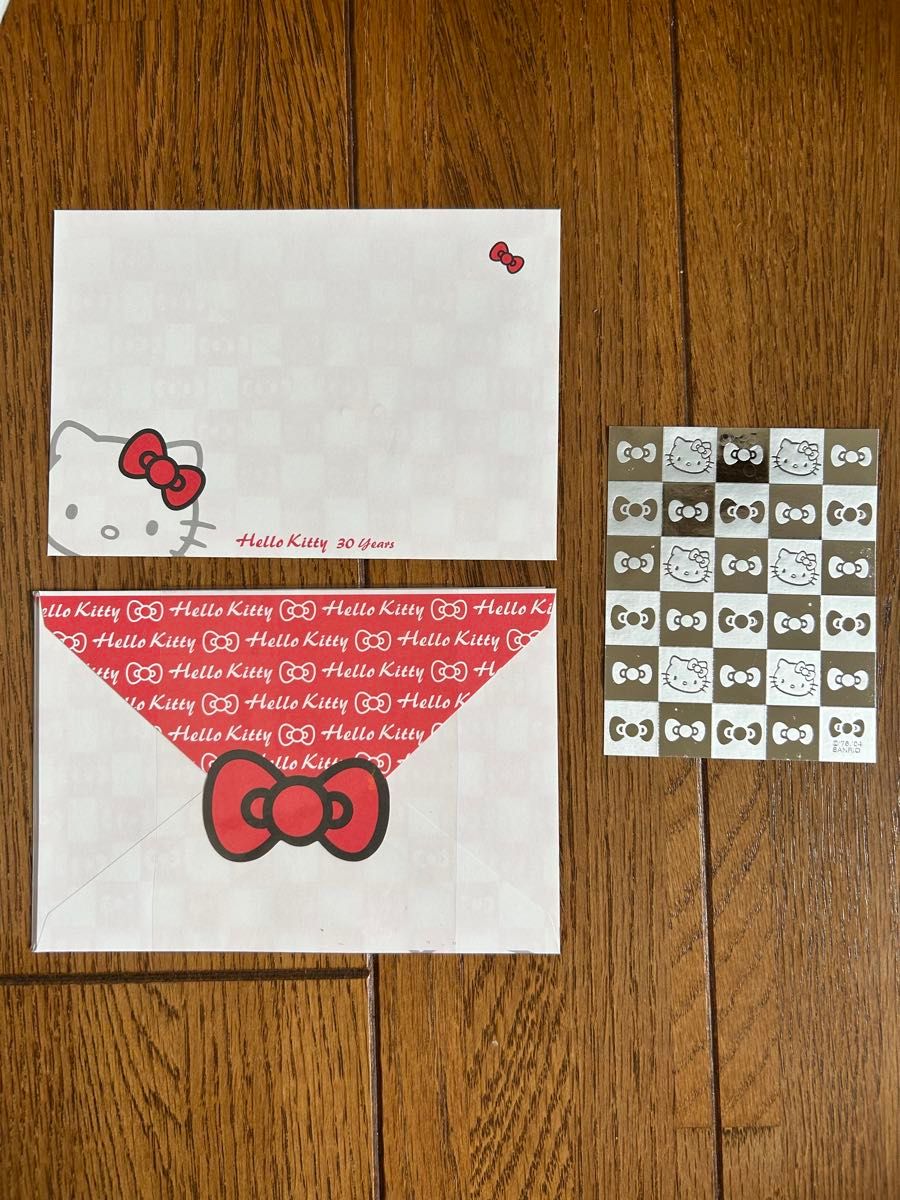 ハローキティ30周年限定レターセット 当時物 レア コレクター サンリオ ハローキティ 30周年記念 レターセット レア サンリオ|Yahoo