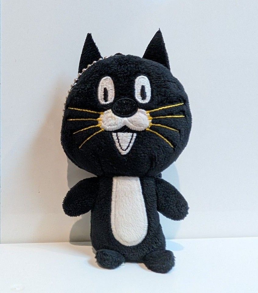 いないいないばあ 黒猫 ぬいぐるみ 指人形 レア 童心社 いないいないばあ にゃあにゃ 指人形 黒猫 ねこ 約12cm