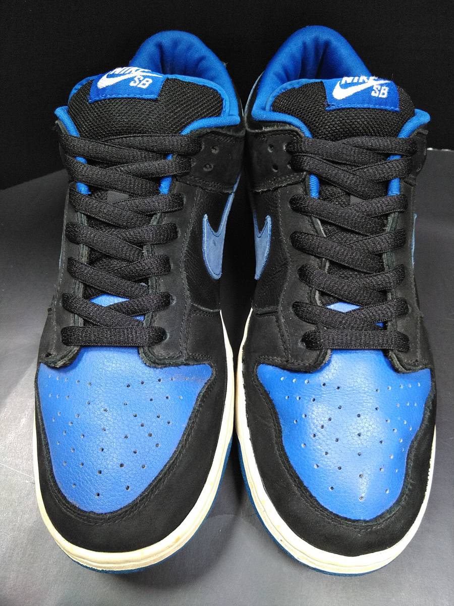 NIKEナイキ2004年製DUNK LOW PRO SB BLACK/ROYAL BLUE(J-PACK)ダンクロープロエスビーブラックロイヤル28.5㎝US10.5中古品304292-041_画像3