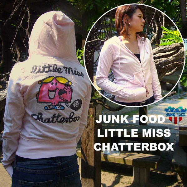 JUNK FOOD ジャンクフード リトルミス XL chatterbox おすすめ パーカー ブランド品
