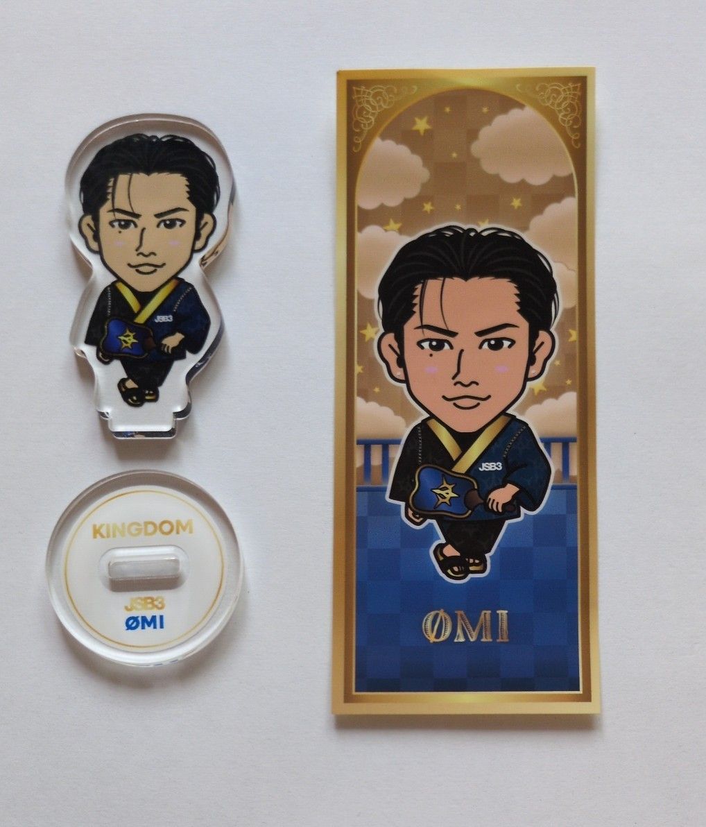 登坂広臣 バストアップ アクリルスタンド 縁日 1等 三代目JSB キングダム 3JSB KINGDOM 登坂広臣 縁日アクリルスタンドと千社札ステッカー