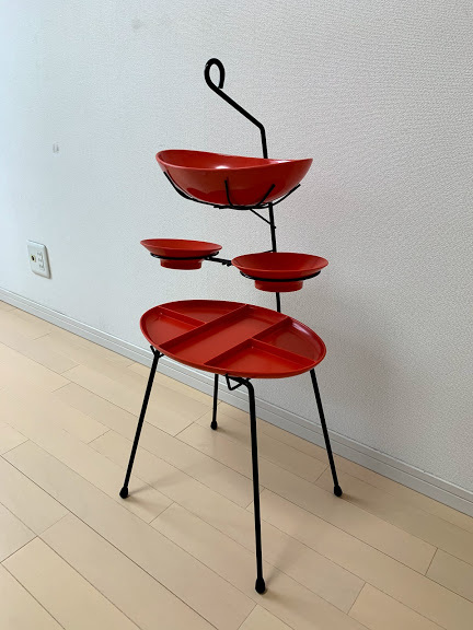 50's アイアン スタンド ミッドセンチュリー USA＊北欧 ロカビリー アトミック eames イームズ Paul McCobb ジョージネルソン 昭和レトロ_画像3