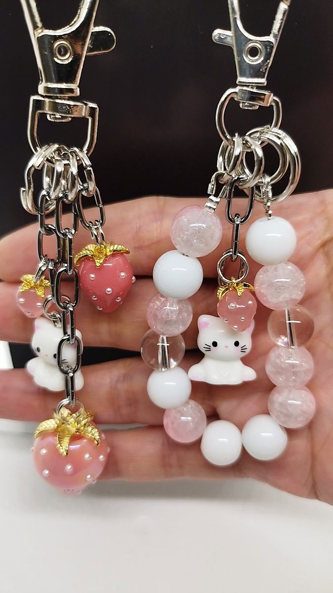 ハンドメイド キーホルダー 2点セット No.4