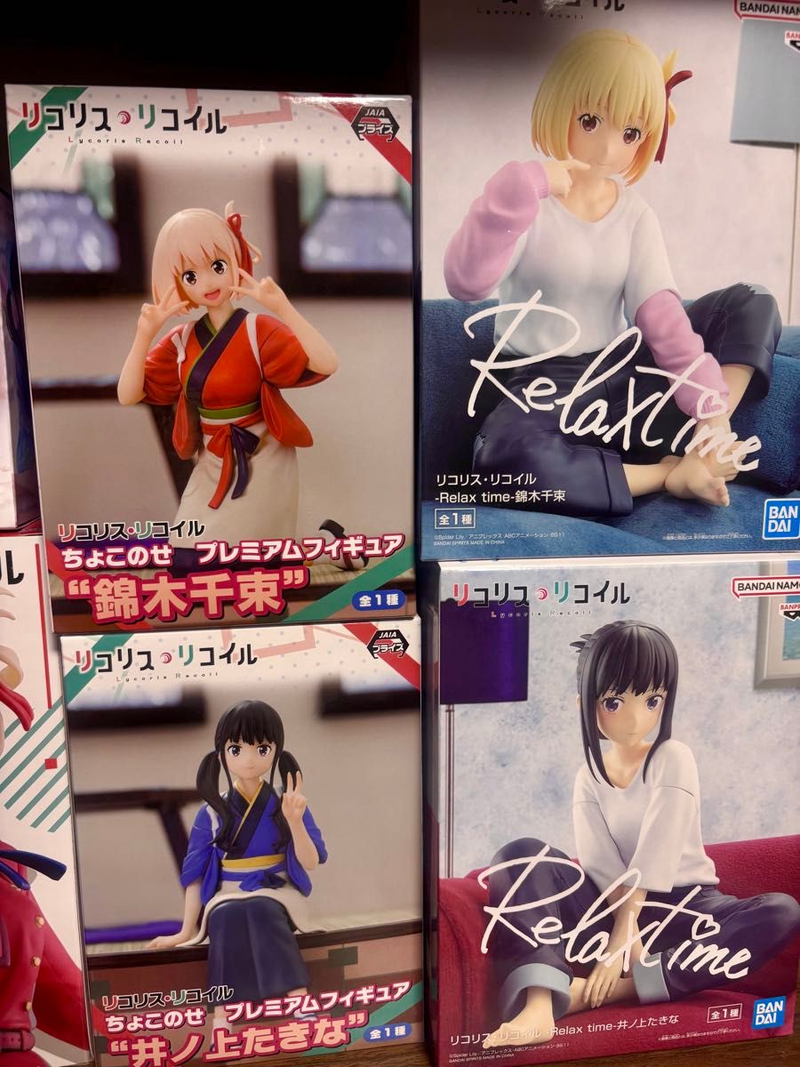 おまけ付き【リコリス・リコイル】フィギュア✨8種セット✨ 新品 リコリス リコイル Coreful フィギュア 千束 たきな