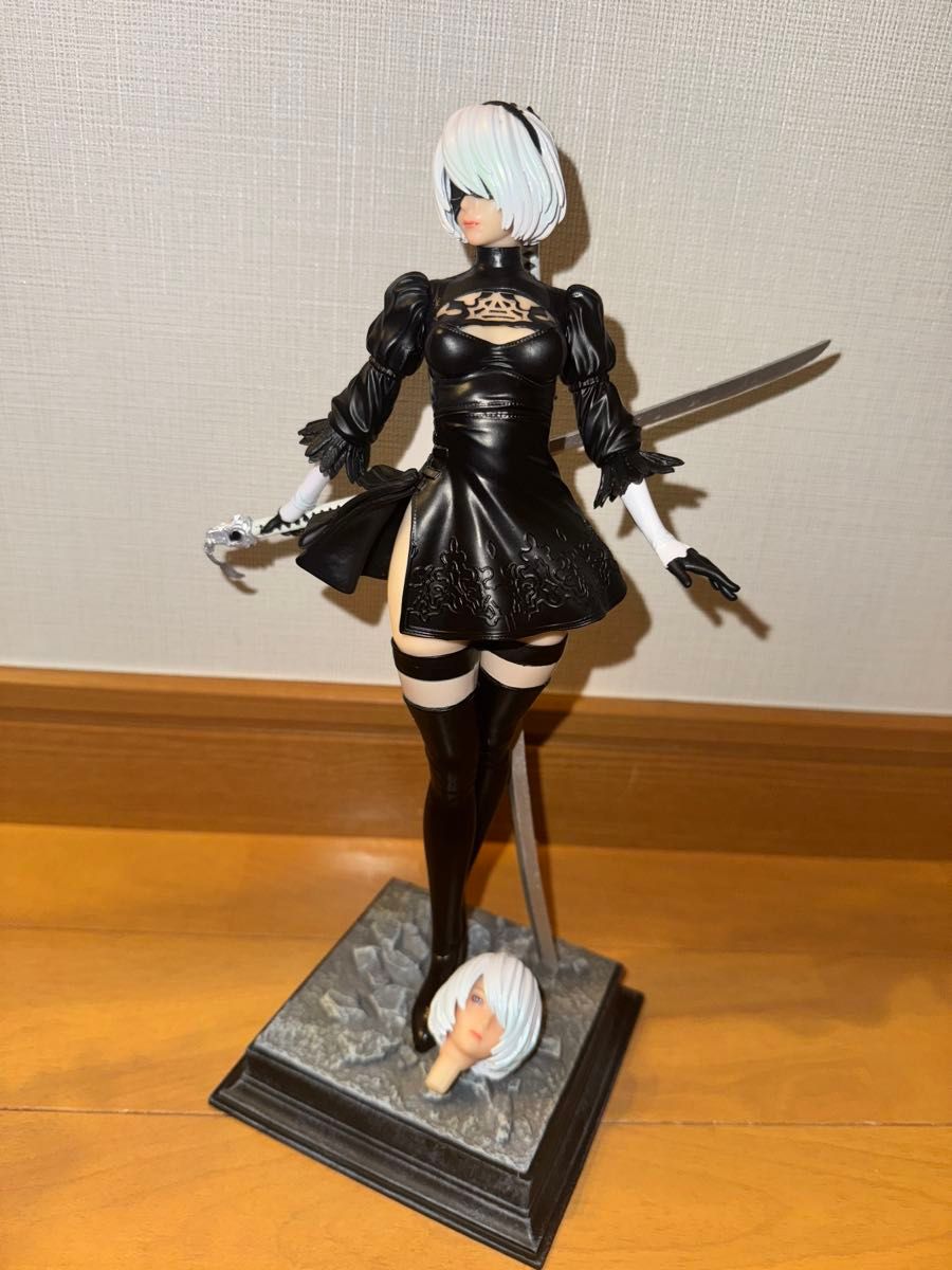 ニーアオートマタ 2B フィギュア 黒と白 2個セット ニーアオートマタ 2B フィギュア 黒と白 2個セット|Yahoo