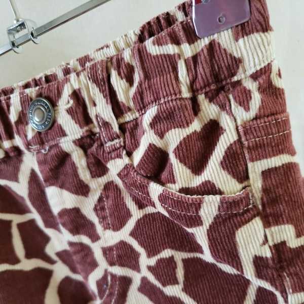  secondhand goods *BREEZE/ giraffe pattern ko-te.ro pants size 110