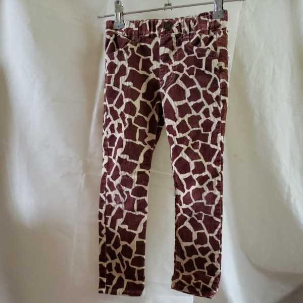  secondhand goods *BREEZE/ giraffe pattern ko-te.ro pants size 110