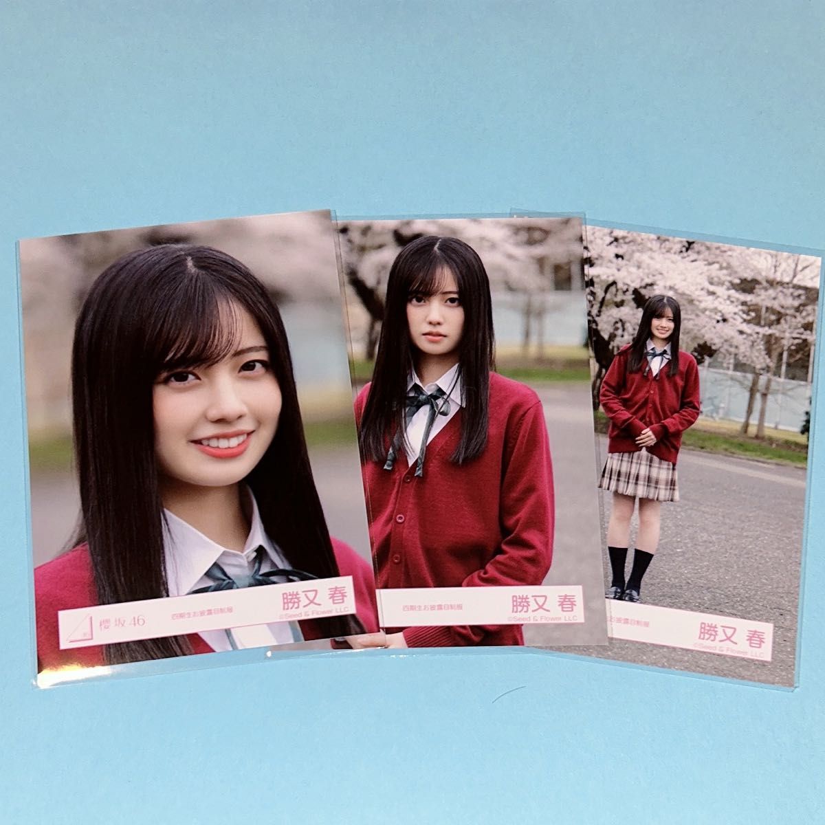 勝又春 直筆サイン 4期生お披露目衣装 櫻坂46 勝又春 生写真 4期生お披露目制服衣装 コンプ|Yahoo