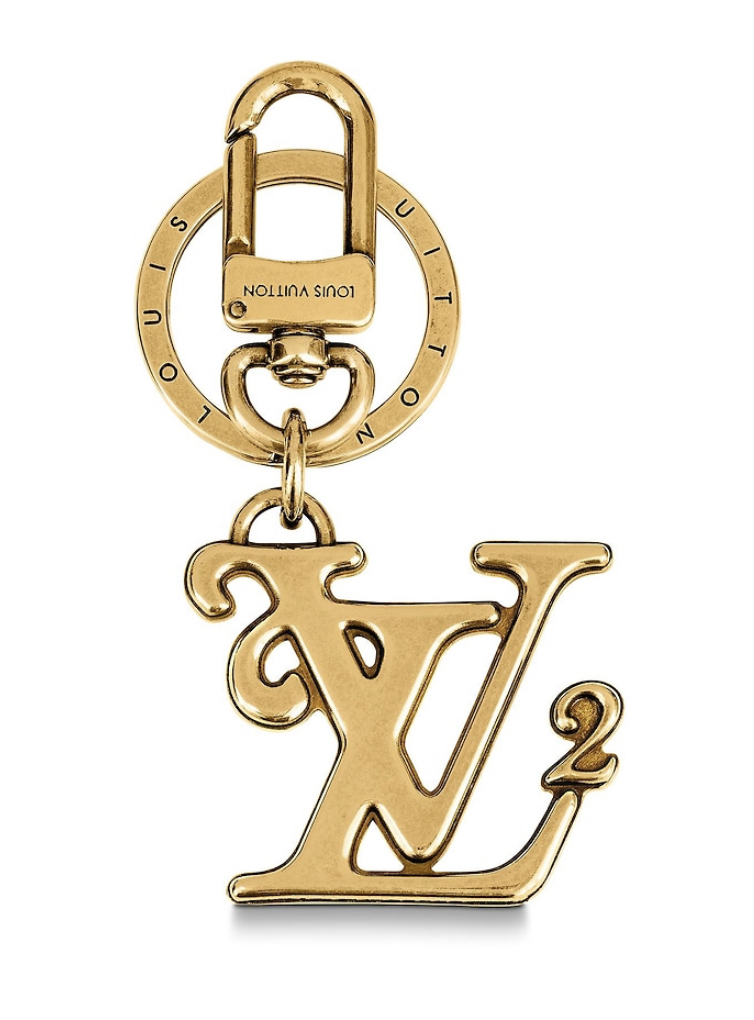 即決!ルイヴィトン×NIGO ポルト クレ・スクエアードLV キーホルダー