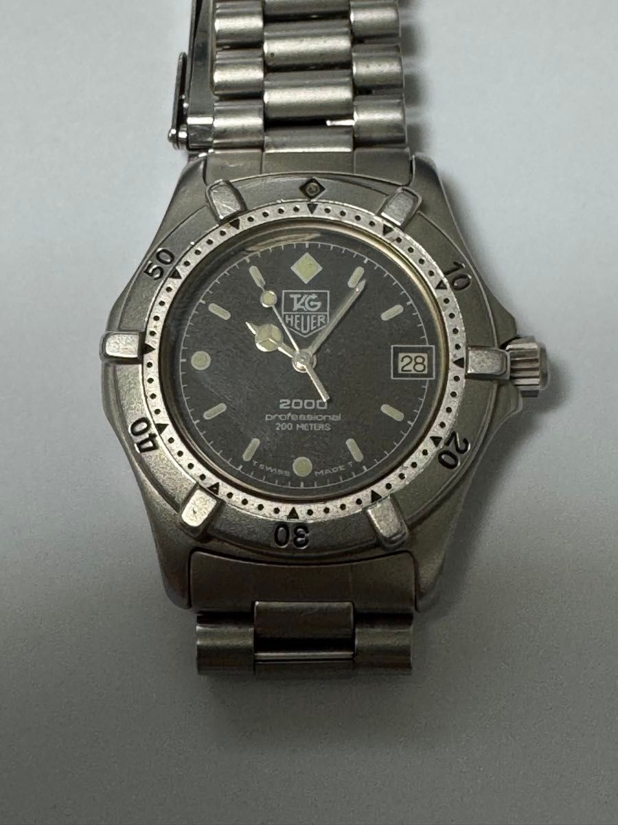 【動作未確認】TAG HEUER タグホイヤー プロフェッショナル 2000 TAG Heuer 2000 Professional 腕時計 (不動動作未確認)|Yahoo