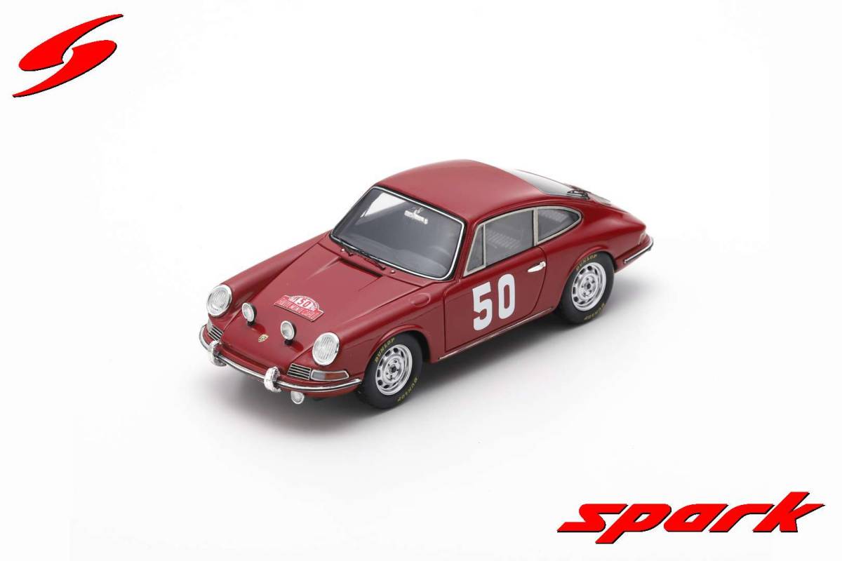 ■スパークモデル 1/43 1966 ポルシェ911 #50 ラリーモンテカルロ_画像1