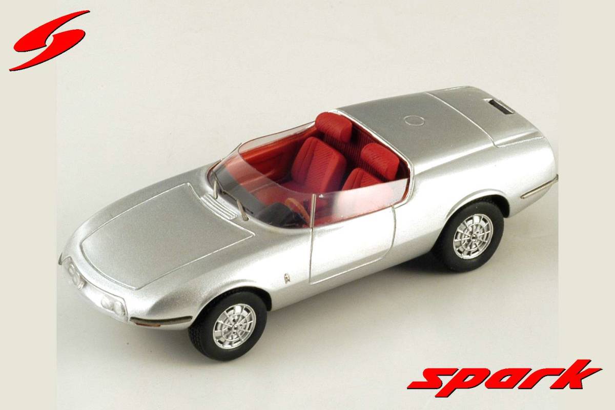 ■スパークモデル 1/43 1964 アバルトフィアット1000 GT スパイダー ピニンファリーナ