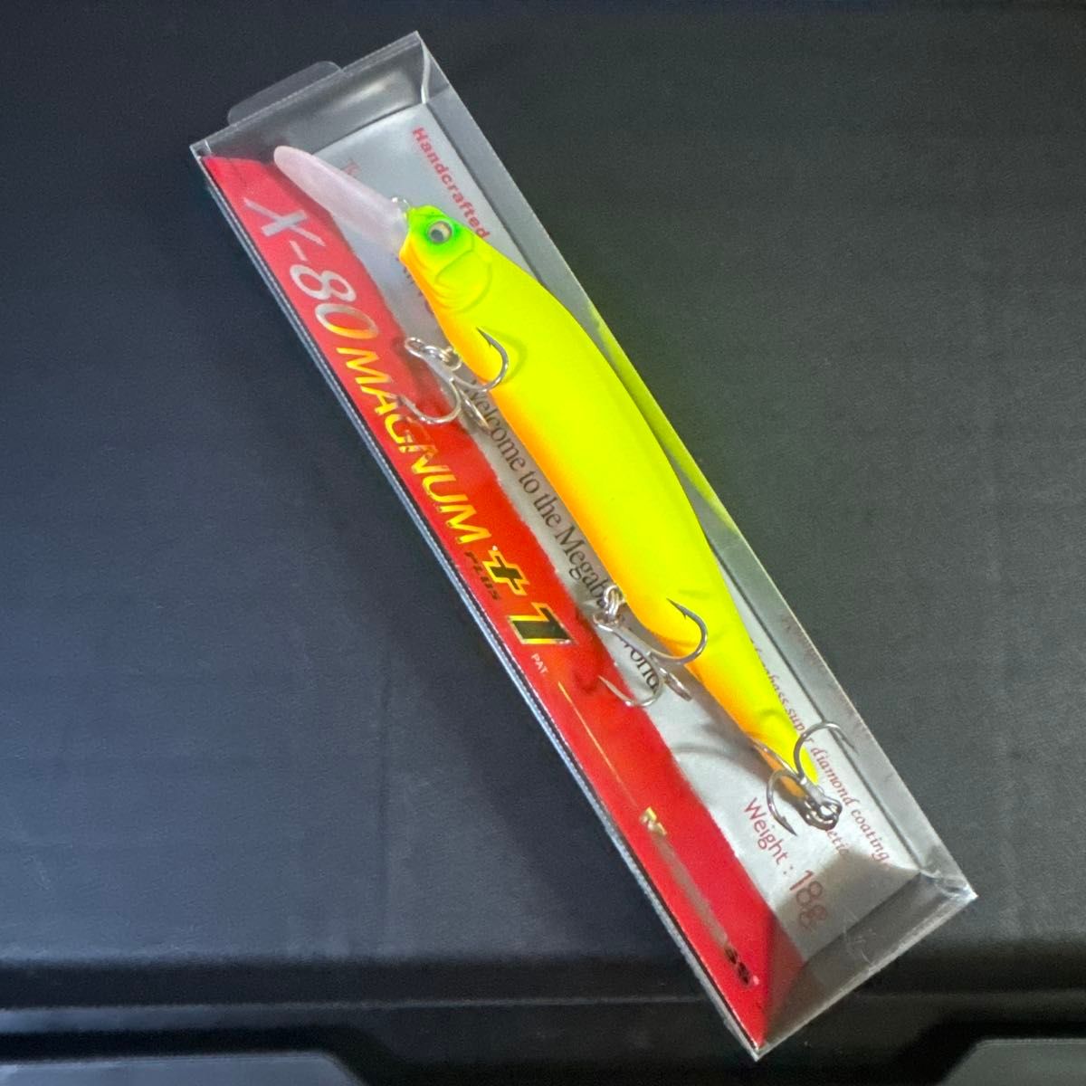 メガバス　x-80マグナム +1 ドチャート