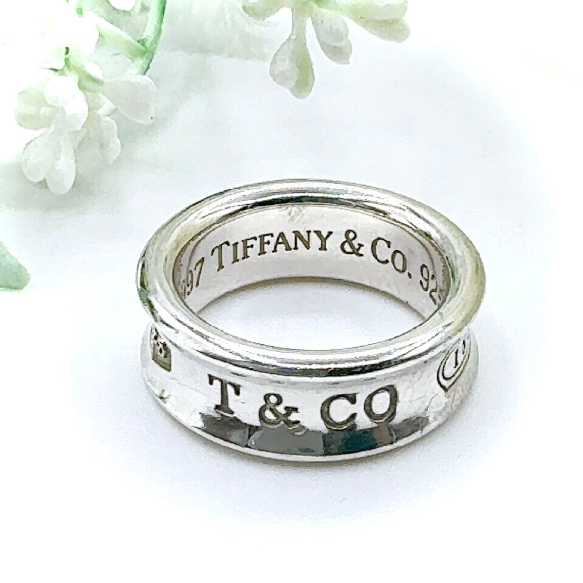 TIFFANY&CO ティファニー 1837 ナロー リング シルバー 8号 3.7g