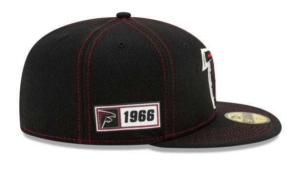 【7.1/8】 限定 100周年記念モデル NEWERA ニューエラ Falcons アトランタ ファルコンズ 黒 59Fifty キャップ 帽子 NFL アメフト USA正規品_画像5