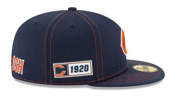 [7.1/4] ограничение 100 anniversary commemoration модель NEWERA New Era BEARS Chicago Bear -z темно-синий темно-синий 59Fifty колпак шляпа NFL американский футбол USA стандартный товар 