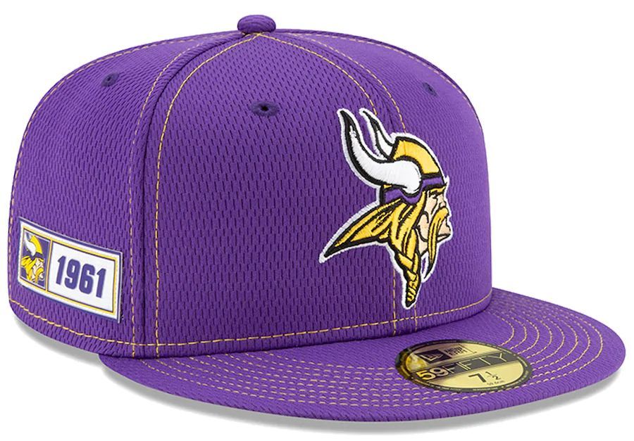 【7.5/8】 限定 100周年記念モデル NEWERA ニューエラ VIKINGS ミネソタ バイキングス 59Fifty キャップ 帽子 NFL アメフト 公式 USA正規品_画像1