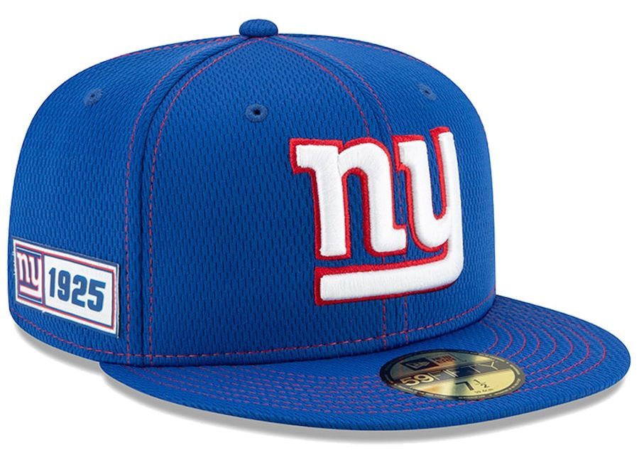 【7.3/4】 限定 100周年記念モデル NEWERA ニューエラ NY ジャイアンツ Giants 青 59Fifty キャップ 帽子 NFL アメフト 公式 USA正規品