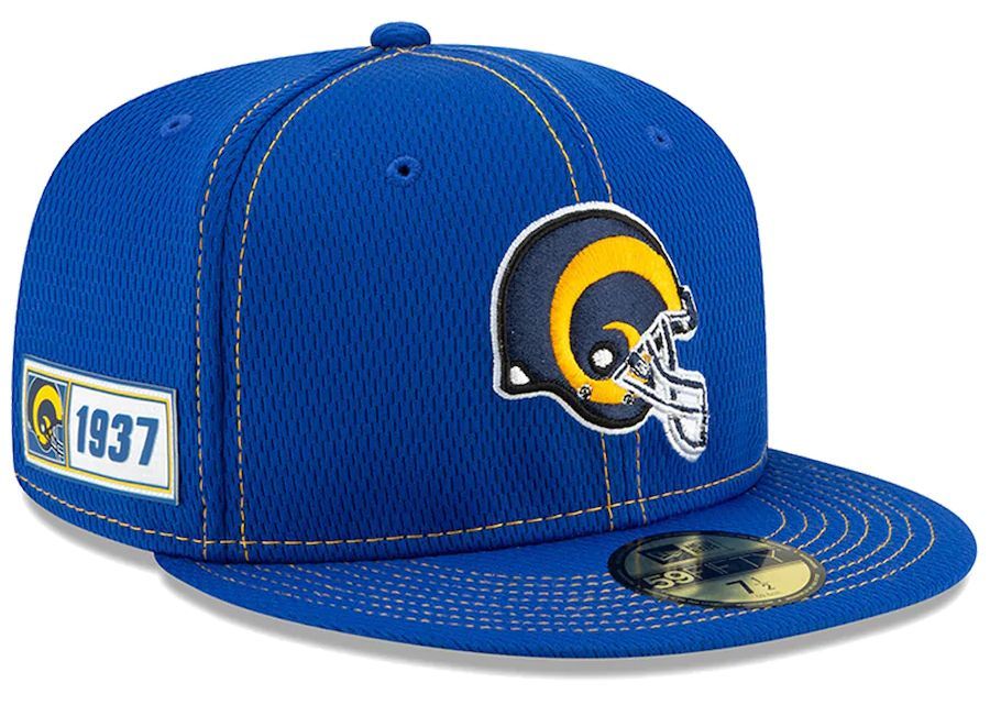 【7.1/8】 限定 100周年記念モデル NEWERA ニューエラ LA ラムズ RAMS ロサンゼルス 59Fifty キャップ 帽子 NFL アメフト USA正規品 公式