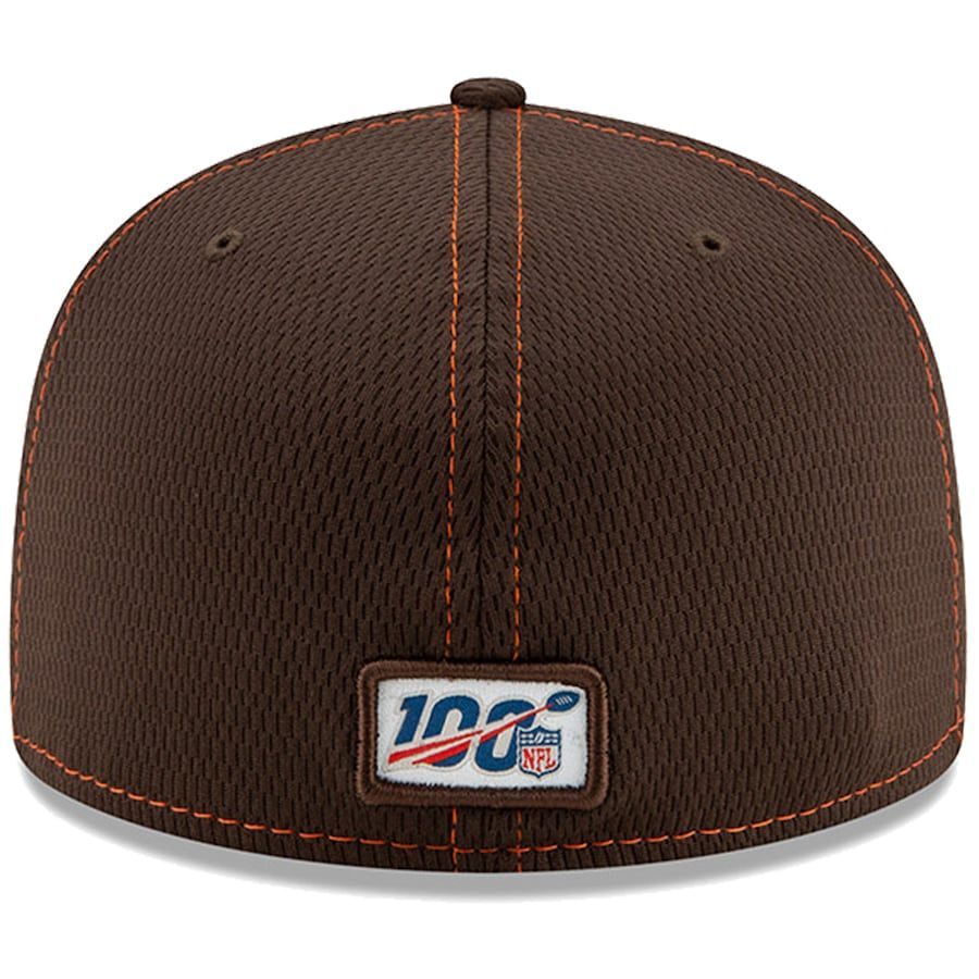 【7.1/4】 限定 100周年記念モデル NEWERA ニューエラ Browns ブラウンズ 茶 59Fifty キャップ 帽子 NFL アメフト USA正規品 公式_画像4