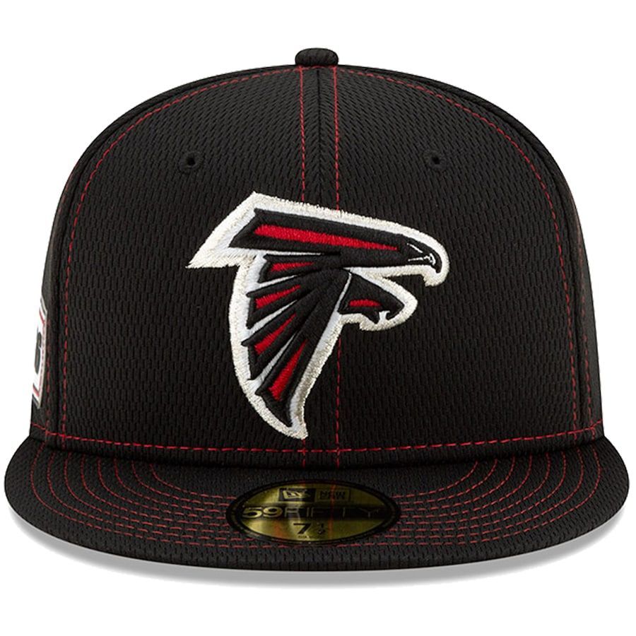 【7.1/8】 限定 100周年記念モデル NEWERA ニューエラ Falcons アトランタ ファルコンズ 黒 59Fifty キャップ 帽子 NFL アメフト USA正規品_画像2