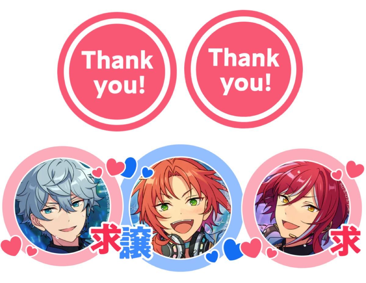 【仮約束】あんスタ　プロセカコラボ　缶バッジ