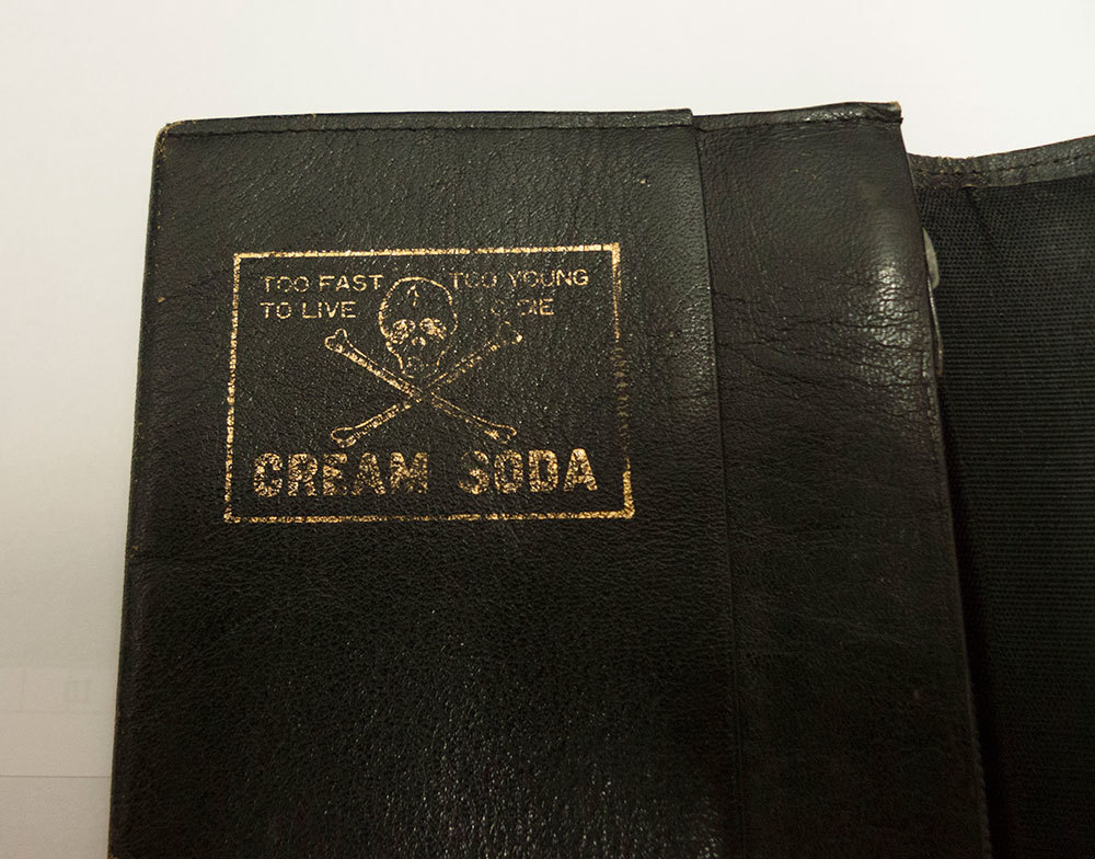 【タグ無】CREAM SODA クリームソーダ 長財布 黒 ブラック 当時物