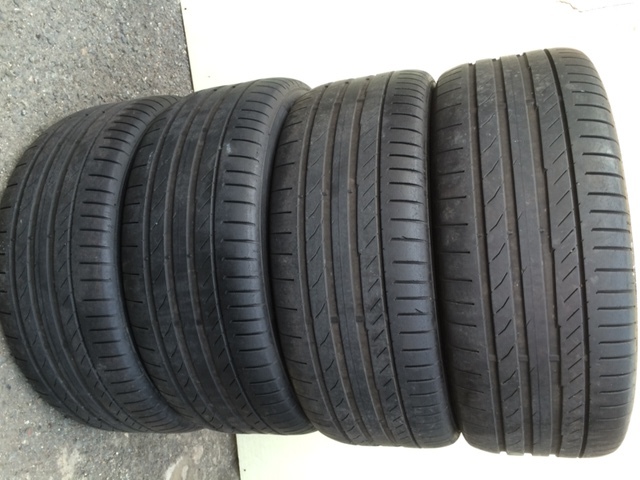 EURO TECH BLACKユーロテックブラック社外アルミ7J +50 5H112 57.1 235/45R17コンチネンタルスポーツ5 VWシロッコパサートイオス PASSAT CC_画像3