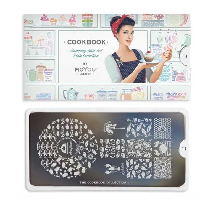 Moyou London ネイルスタンププレート　Cook book 11