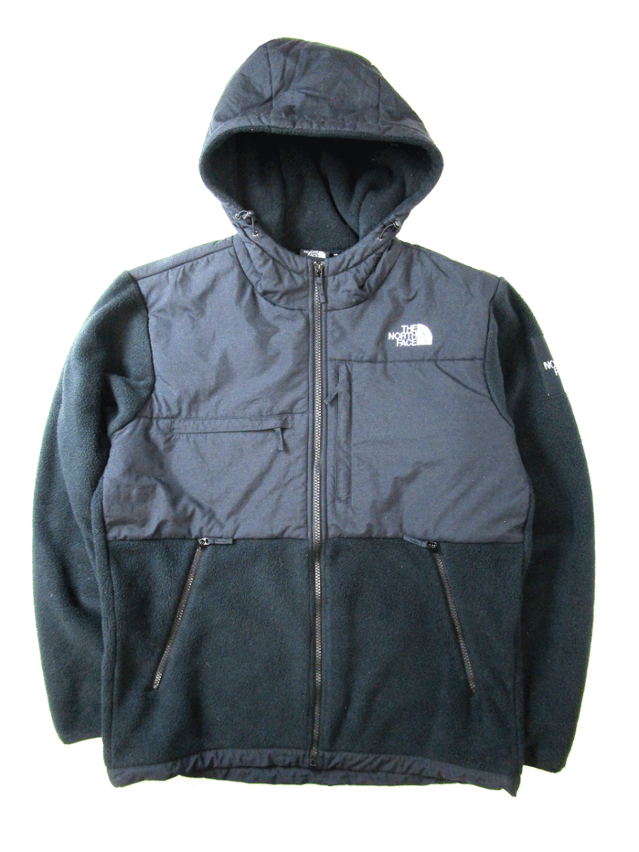 THE NORTH FACE ノースフェイス デナリ フーディー フリース ジャケット ブラック メンズ M